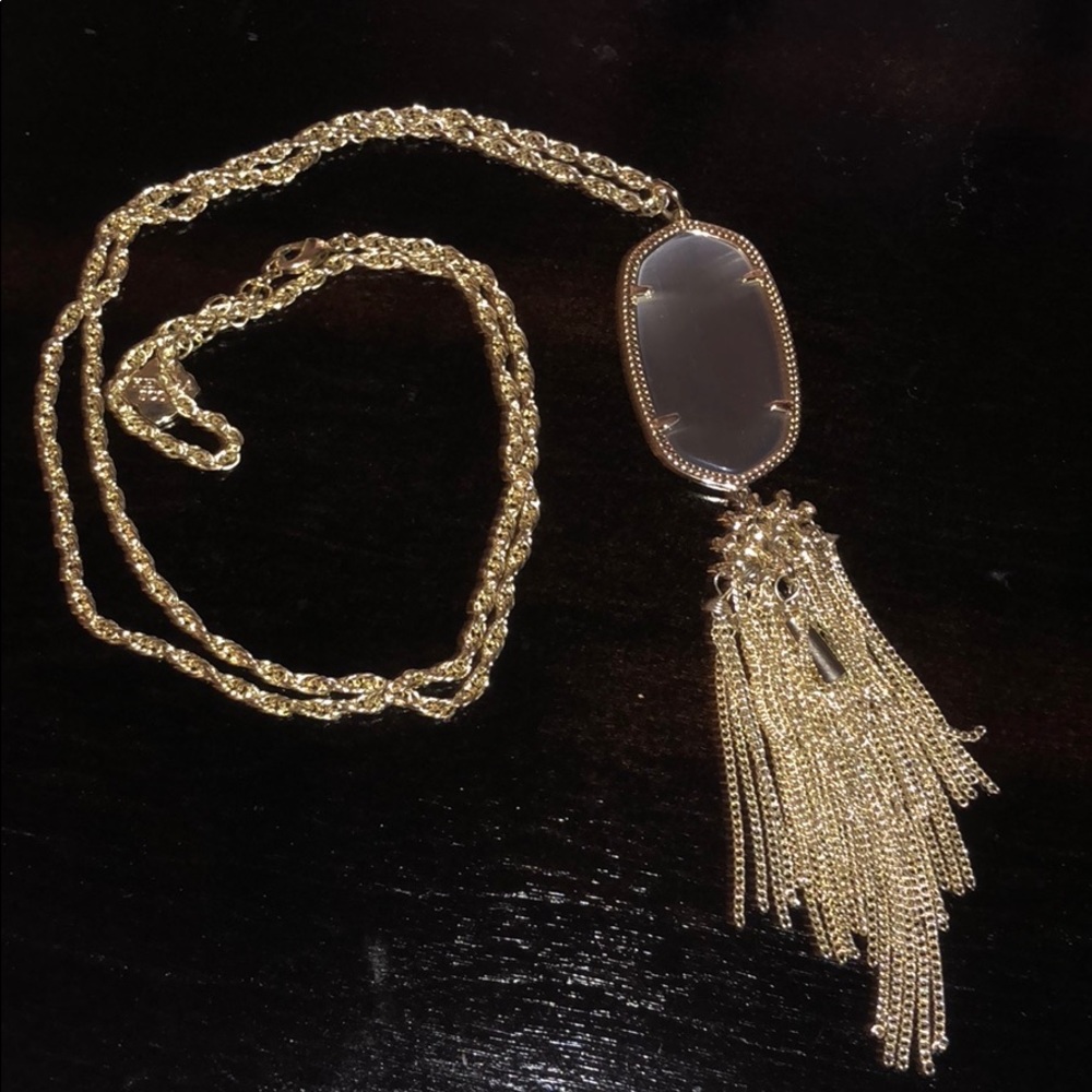 Kendra Scott Rayne necklace in slate